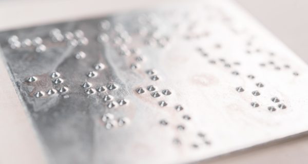 Магнієві кліше для конгреву та тиснення, шрифт Брайля